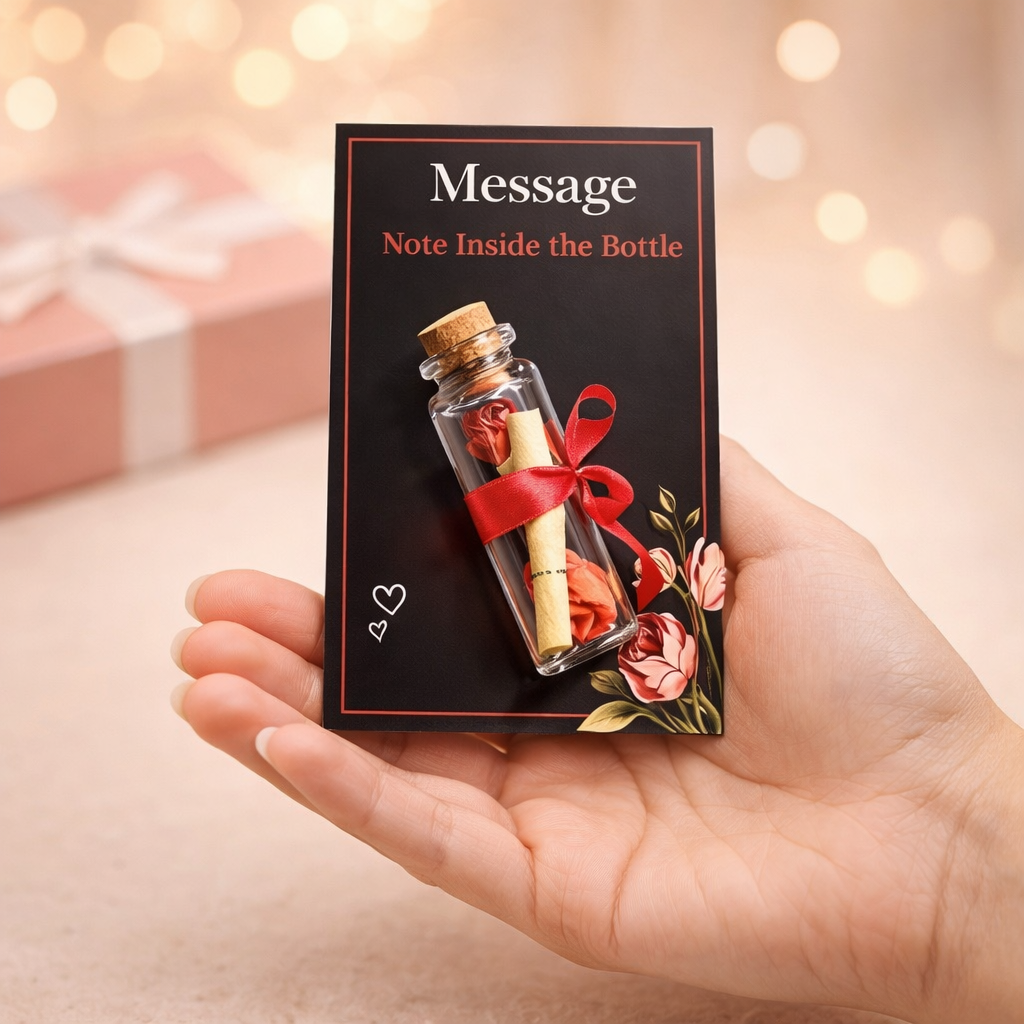 Premium Combo for Her - 6 in 1 Gifts Combo with Wooden engraved frame & Pearl Shell Necklace
