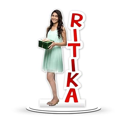 Photo Frame Personalized Cutout Gift Standy, Customized with Your Names & Photos (10 x 12 inch)