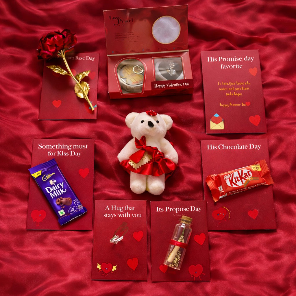 Valentine Week Special Premium Combo Gift Box - 7 Days Gifts