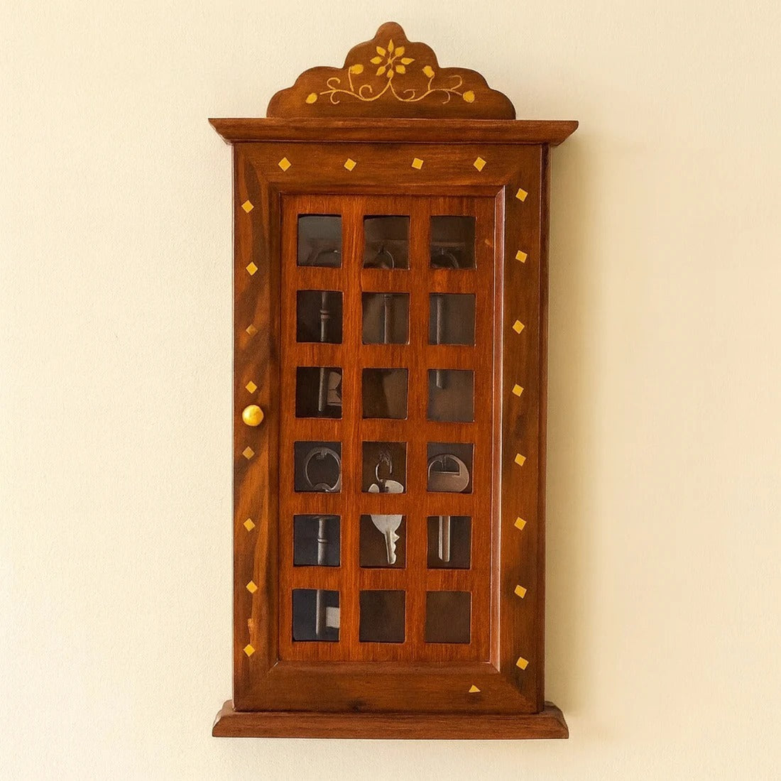 Wooden Key Holder House