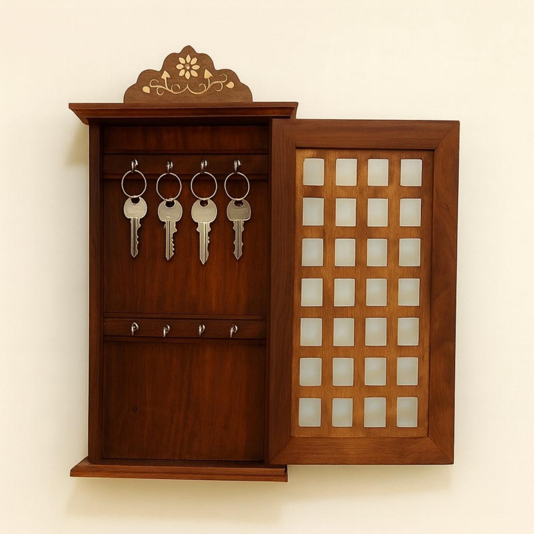 Wooden Key Holder House