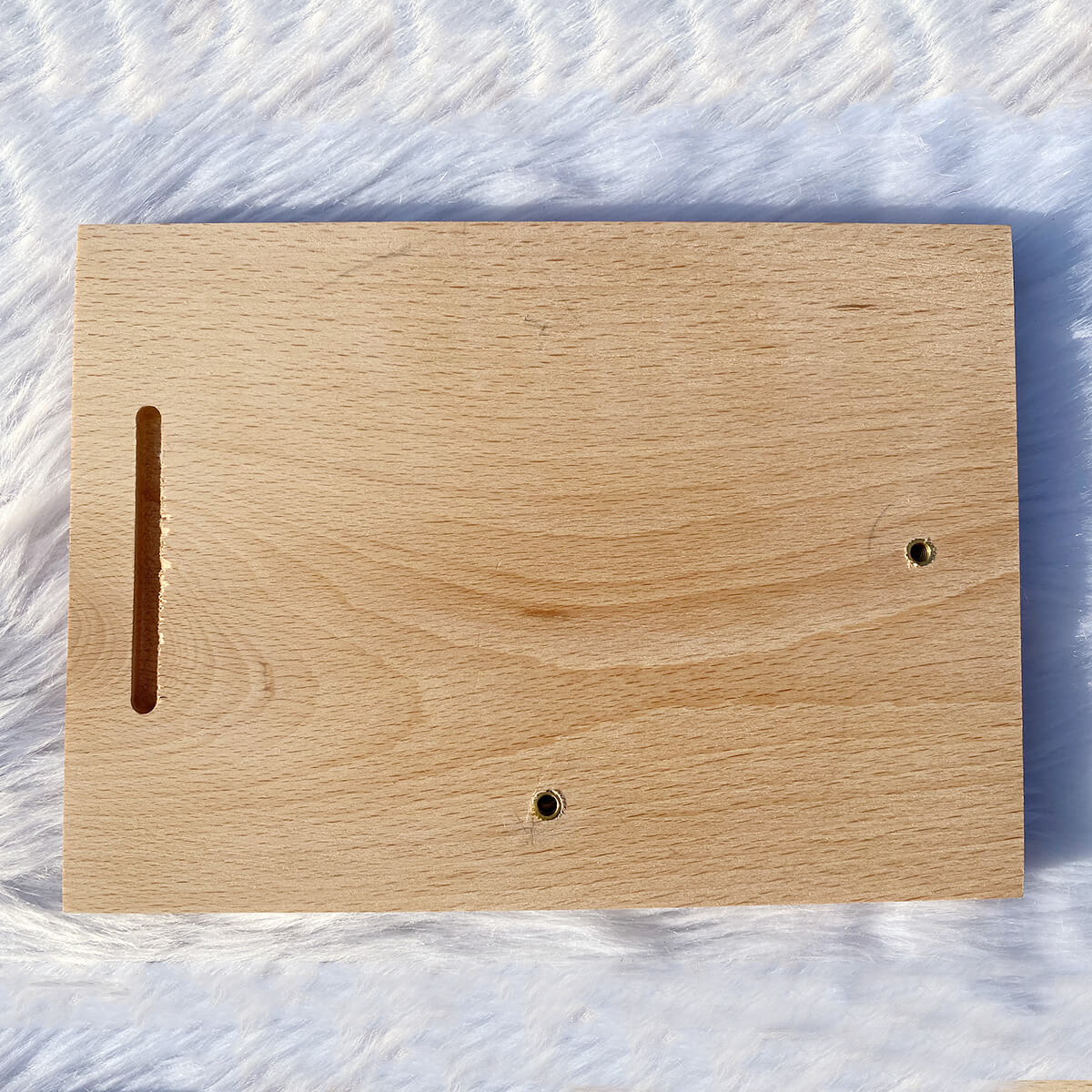 Customized Couple Engraved wooden photo frame (Rectangular shape)