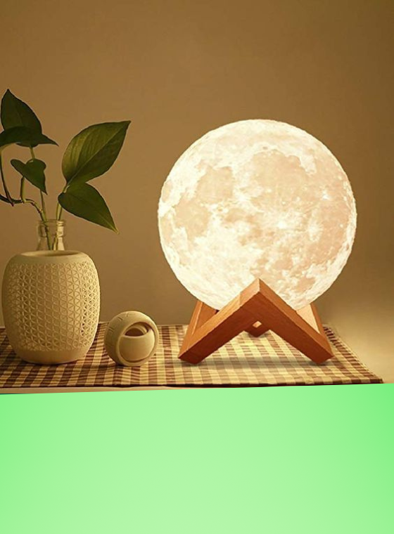 Custom 3D Printed Photo Moon Lamp - 10x10 cm