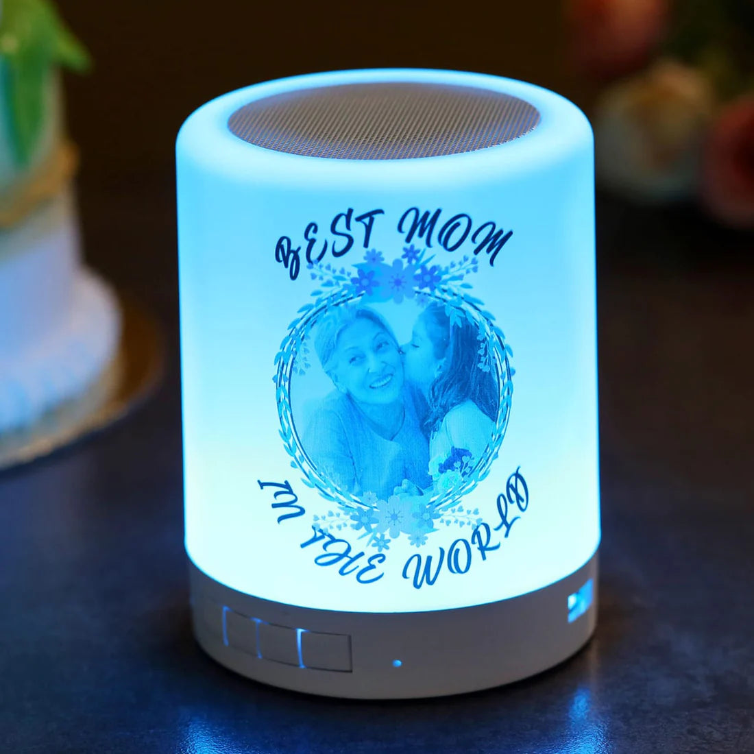 Customized Bluetooth Speaker with Your Photo/Name & Message
