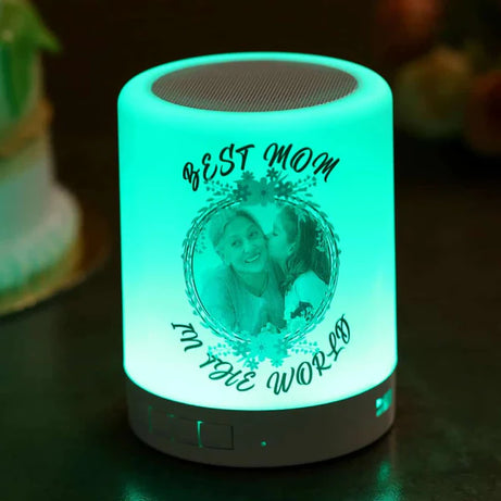 Customized Bluetooth Speaker with Your Photo/Name & Message