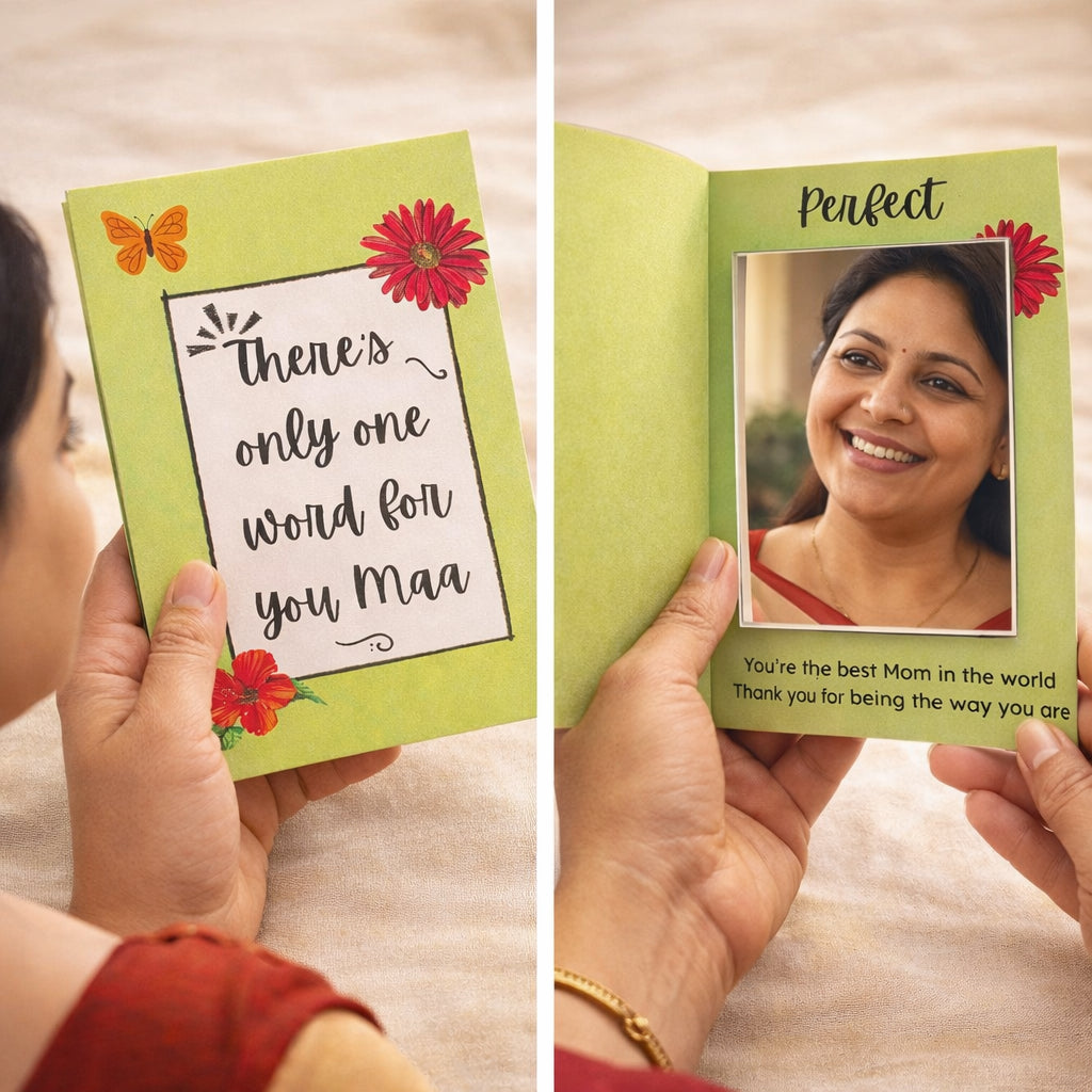 Perfect MOM Mirror Greeting Card