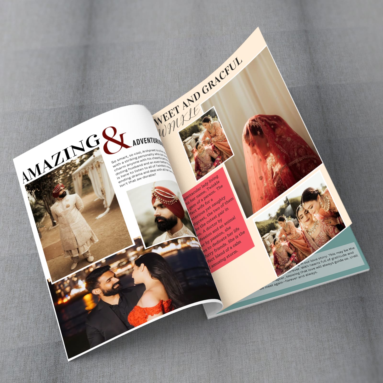 Personalized Magazine with your images and story