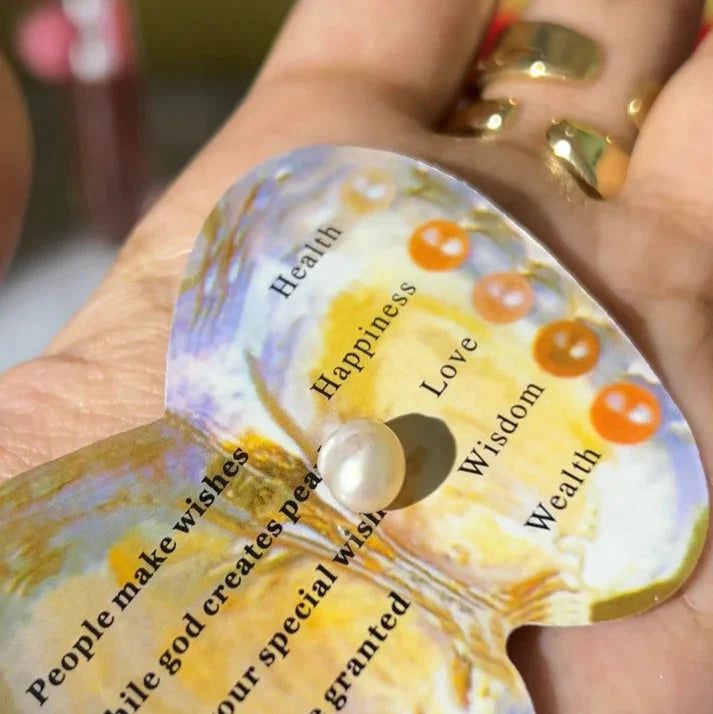 Love Pearl Necklace Gift Set - (Ring, Earring, and Pendant)