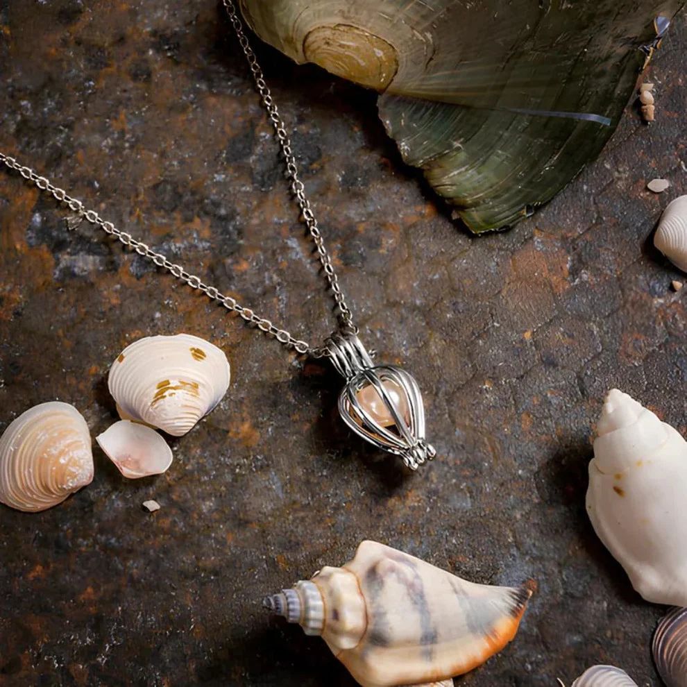 Love Pearl Necklace Gift Set - (Ring, Earring, and Pendant)