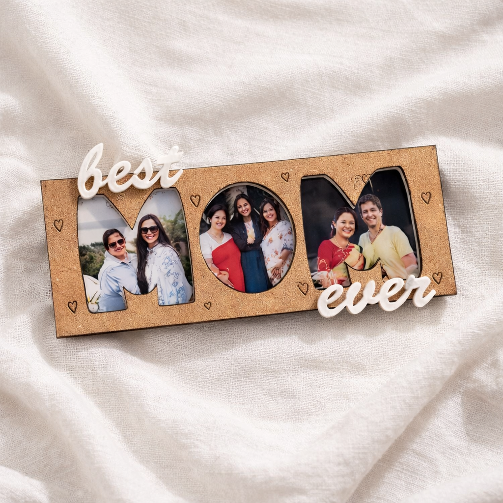 Personalized “Best Mom Ever” Photo Magnet Frame | Mother’s Day Gift